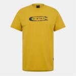 G Star Тениска G Star Stacked Old Skool Logo T-Shirt - Dk Lemon