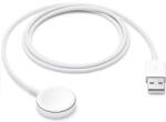 Apple MT0H3ZM/A mágneses adatkábel, töltőkábel USB, 1m, Apple Watch 1, 2, 3, 4, 5, 6, 7, 8, 9, Ultra, SE modellekhez fehér, gyári
