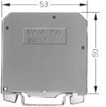 Siemens 8WA1011-1PM00 sorkapocs, 35mm2, zöld/sárga - Készlet erejéig! ! ! (8WA10111PM00)