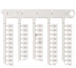 Siemens 8WA8360-1AC sorkapocs jelölő, 5x7mm, vízszintes, L1, L2, L3, N, PE, 3 x [9× (L1 … PE) + 1× (L1 … L3)] (144db/cs) - Készlet erejéig! ! ! (8WA83601AC)