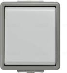 Siemens 5TA4701 101 kapcsoló, falon kívüli, IP44, DELTA flat, sötétszürke/szürke (5TA4701) - daniella