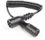 KAMAR Cablu spiralat electric remorca, 7 pini, tip N, 3.8m, 24V, HYFLEX (E1214)