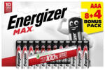 Energizer Max Alkáli Mikro Elem AAA B8+4 (ALEMAAAB8_4)