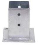  Gerendatalp, lefúrható, négyzetes, tüzihorg. , 100x100x150 (45123571)