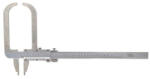 FEKU Subler mecanic cu falcile superioare in bucla 0 - 300 x 0.02 mm citire (476530)