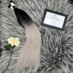 Narala Beauty RoyalTress REMY Emberi Póthaj | 150g · Fekete - Granny Ombre · 50cm