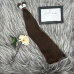 Narala Beauty RoyalTress REMY Emberi Póthaj | 150g · Kávébarna · 50cm