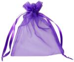  Organza tasak ametiszt lila 10 db/csomag 10 x 15 cm-es