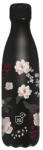 Ars Una Kulacs duplafalú ARS UNA fém 500 ml Flowery Black (55813747) - papir-bolt