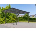 Westmann Алуминиев навес за автомобил Westmann Helsinki, антрацит 3х5 м
