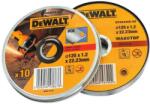 DEWALT Tartozékok - Vágótárcsa készlet rozsdamentes acélhoz 125x22, 2 mm, 10 db DT42340TZ (DT42340TZ)