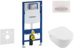 Geberit Duofix - Villeroy & Boch falra szerelhető WC és ülőkés szett, Sigma50 gombok, DirectFlush, SoftClose, CeramicPlus, alpesi fehér 111.300. 00.5 NB8 (111.300.00.5 NB8)