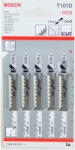 Bosch Set 5 pânze pentru ferăstrău vertical, Clean for Wood T101D, 100 mm (2608630032)