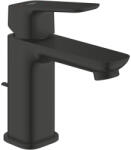 GROHE Cubeo mosdó csaptelep, húzórudas leeresztővel, hidegindítás, S-es méret, matt fekete (1017302430) (1017302430)