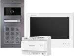 Hikvision DS-KIS704EY-ACW2/Kit video interfon HD cu 2 fire din aluminiu (DS-KIS704EY-ACW2/Aluminum) - senetic
