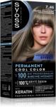Syoss Permanent Cool Color tartós hajfesték hideg árnyalattal árnyalat 7_46 Cool Medium Blond