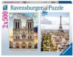 Ravensburger 2 x 500 db-os puzzle - Párizsi látogatás (12000231) (12000231)