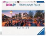 Ravensburger 1000 db-os Panoráma puzzle - Egy este Amszterdamban (12000446) (12000446)