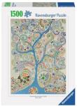 Ravensburger 1500 db-os puzzle - Kék fa, Jack Ottanio (12001241) (12001241)