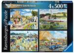Ravensburger 4 x 500 db-os puzzle - Happy Days - Vidéki nosztalgia (16578) (16578)