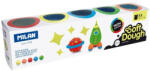 MILAN Plastilina usoara MILAN 913505N, 5 x 142 g, Neon (913505N)