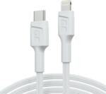 Green Cell KABGC07W USB-C apa - Lightning apa Adat- és töltőkábel 1m - Fehér (KABGC07W)