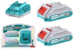 TOTAL Set 2 acumulator 20 V 2 Ah si incarcator TOTAL TFBCPK1222E (TFBCPK1222E)