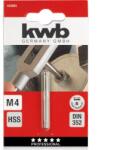 kwb Menetfúró gépi, egyenes hornyú M 4 HSS - KWB (49443004)
