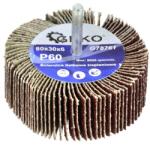 GEKO Csapos lamellás csiszolókorong 80x30x6 P60 G78761 (G78761)
