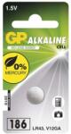 GP Batteries Alkáli gombelem LR43 (186F) 1041018611 (1041018611)