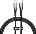 Baseus Cablu pentru incarcare si transfer de date Baseus Glimmer, USB Type-C/Lightning, PD 20W, 1m, Negru (6932172617844)