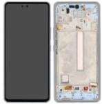 Samsung GH82-28024B Gyári Samsung Galaxy A53 5G OLED kijelző érintővel Kék kerettel előlap (GH82-28024B)