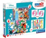 Clementoni 18290 - Edukit Disney Klasszikus karakterek 4 az 1-ben játékgyűjtemény