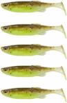 Savage Gear Fat Minnow T-Tail 5 pcs Green Pearl Yellow 9 cm 7 g Nălucă soft (76989)