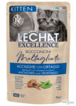 LECHAT Excellence 85g Kitten Szardella és Zöldség Alutasakos macskaeledel