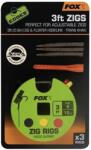 FOX Edges Zig Rig 8 # 8 91 cm 12 lbs Instalatii terminate (CCR191)