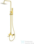 INVENA GLAMOUR zuhanyrendszer kádtöltő csapteleppel, arany AU-05-B09-V (AU-05-B09-V)