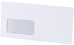  Boríték LA4 enyvezett bélésnyomott bal ablakos 35x90mm A20B20 Bluering® fehér