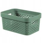 Keter Kosár rendszerező tároló zöld áttört 4, 5l Curver 26x18cm Szekrénykosár (245854)