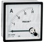 TRACON DCAM96-0, 02 Analóg egyenáramú ampermérő közvetlen méréshez (DCAM96-0e02)