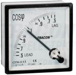 TRACON CF96-0, 5/3 Teljesítménytényező mérő, háromfázisú (CF96-0e5per3)