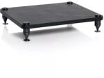NorStone Como Base Hifi készüléktartó állvány, fekete bőr, 100 mm (Norcomobase)