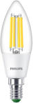 Philips LED gyertyakörte E14 210.9lm/W B35 2.3W = 40W 485lm 4000K semleges izzószál PHILIPS Ultra Hatékony (8720169188150)