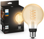 Philips LED Globe izzó E27 G95 7.2W 2100K meleg izzószál PHILIPS HUE fehér Bluetooth Zigbee (8719514343009)