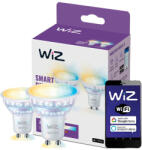 Philips 2x LED izzó GU10 4.7W = 50W 2700-6500K 36° SMART WiFi/Bluetooth WiZ (PHWIZ0586)
