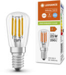 OSRAM LED izzó T26 E14 2, 8W = 25W 250lm 6500K hideg fehér FILAMENT LEDVANCE (4099854066498)