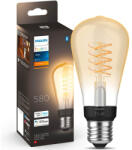 Philips LED Edison izzó E27 ST64 7W 2100K meleg izzószál PHILIPS HUE fehér Bluetooth Zigbee (8719514342989)