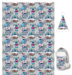 Aymax Disney Lilo és Stitch, A csillagkutya Grey karácsonyi flanel takaró és sapka szett AYM076998 (AYM076998)