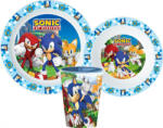 Stor Sonic, a sündisznó étkészlet, micro műanyag szett, pohárral 260 ml STF11169 (STF11169)
