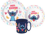 Stor Disney Lilo és Stitch Palms étkészlet, micro műanyag szett bögrével 350 ml STF22257 (STF22257)